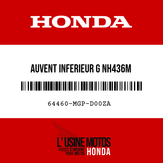 image de 64460-MGP-D00ZA AUVENT INFERIEUR G NH436M