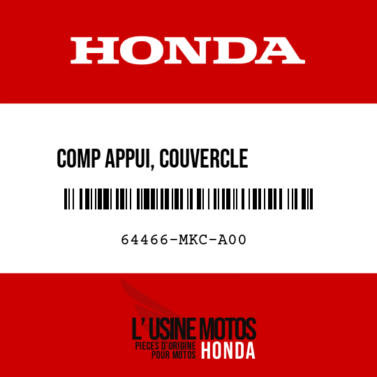 image de 64466-MKC-A00 COMP APPUI, COUVERCLE        LATERAL CULASSE D