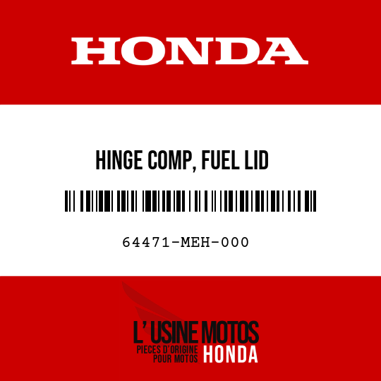 image de 64471-MEH-000 HINGE COMP, FUEL LID