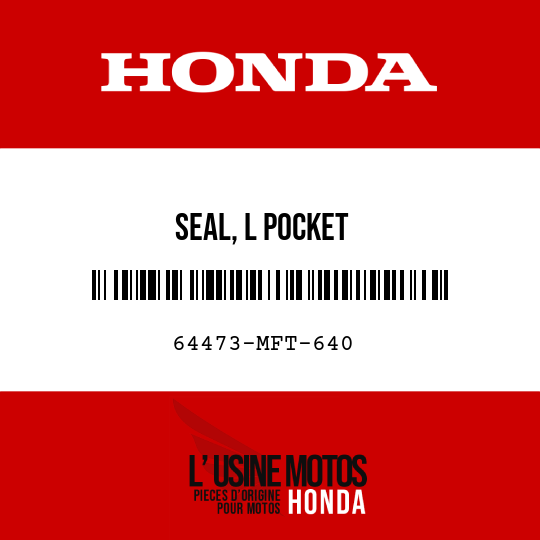 image de 64473-MFT-640 SEAL, L POCKET