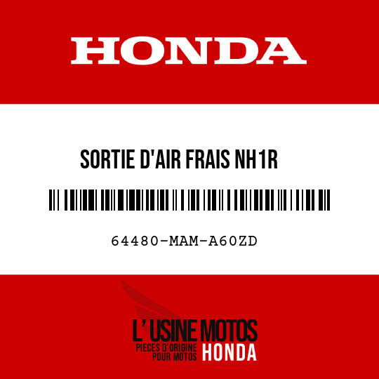 image de 64480-MAM-A60ZD SORTIE D'AIR FRAIS NH1R 