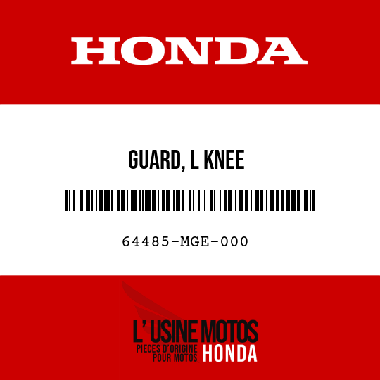 image de 64485-MGE-000 GUARD, L KNEE