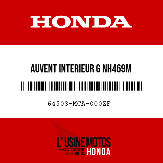 image de 64503-MCA-000ZF AUVENT INTERIEUR G NH469M 