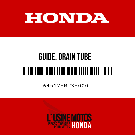 image de 64517-MT3-000 GUIDE, DRAIN TUBE