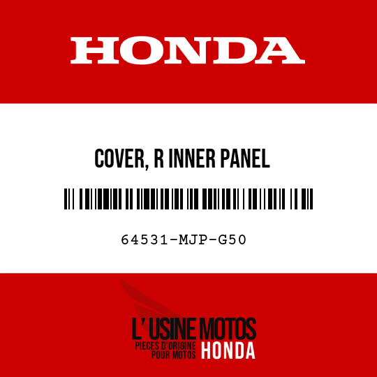 image de 64531-MJP-G50 COVER, R INNER PANEL