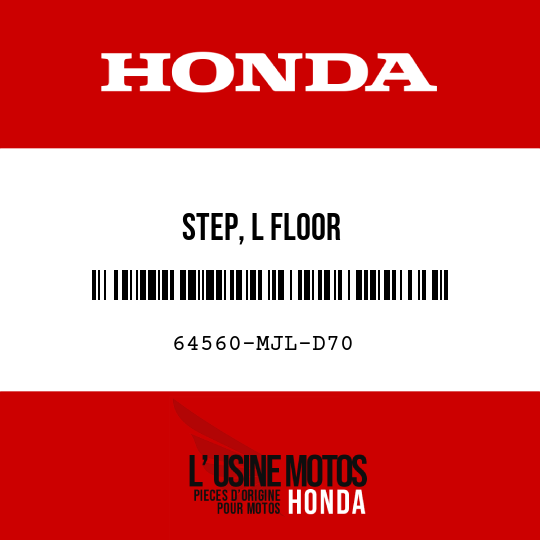 image de 64560-MJL-D70 STEP, L FLOOR