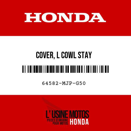 image de 64582-MJP-G50 COVER, L COWL STAY