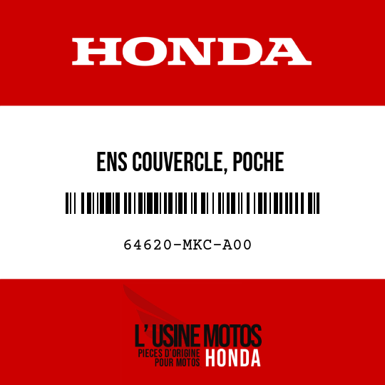 image de 64620-MKC-A00 ENS COUVERCLE, POCHE