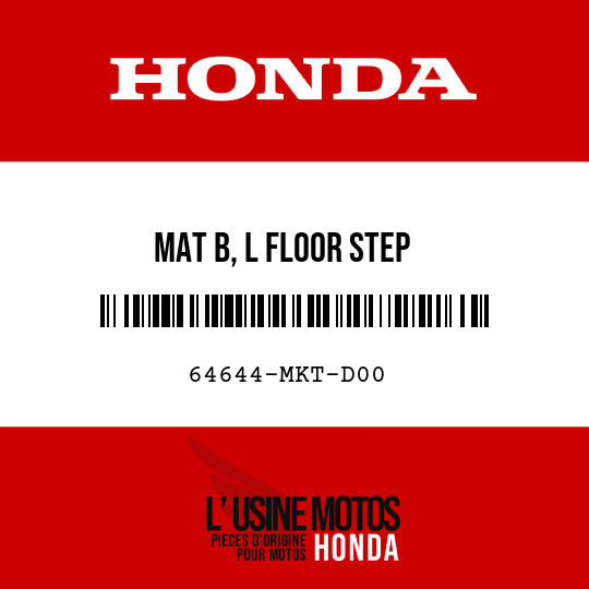 image de 64644-MKT-D00 MAT B, L FLOOR STEP