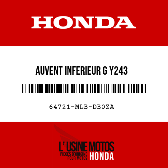 image de 64721-MLB-DB0ZA AUVENT INFERIEUR G Y243