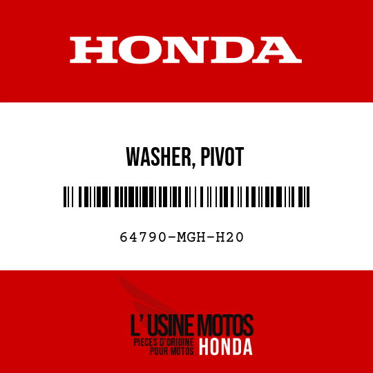 image de 64790-MGH-H20 WASHER, PIVOT