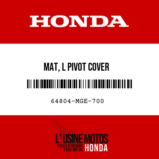 image de 64804-MGE-700 MAT, L PIVOT COVER