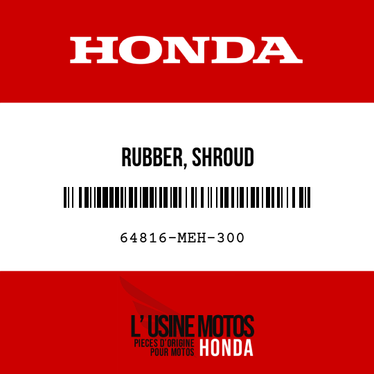 image de 64816-MEH-300 RUBBER, SHROUD