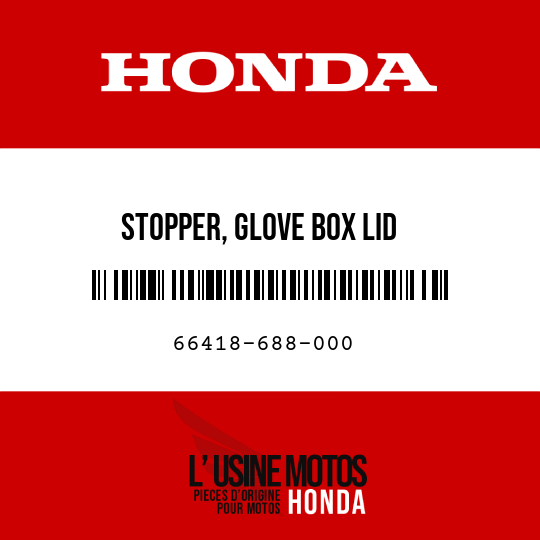 image de 66418-688-000 STOPPER, GLOVE BOX LID