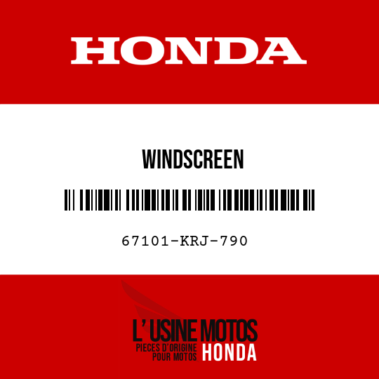 image de 67101-KRJ-790 WINDSCREEN