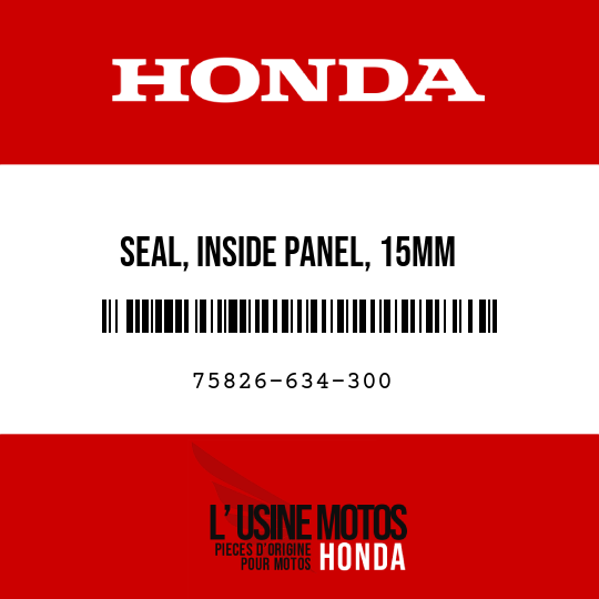 image de 75826-634-300 SEAL, INSIDE PANEL, 15MM