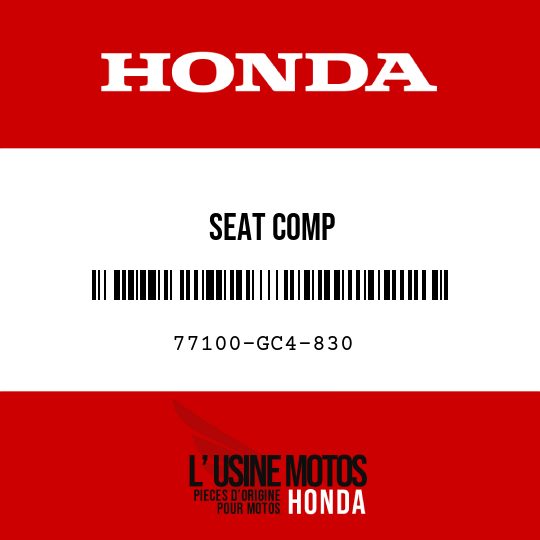 image de 77100-GC4-830 SEAT COMP