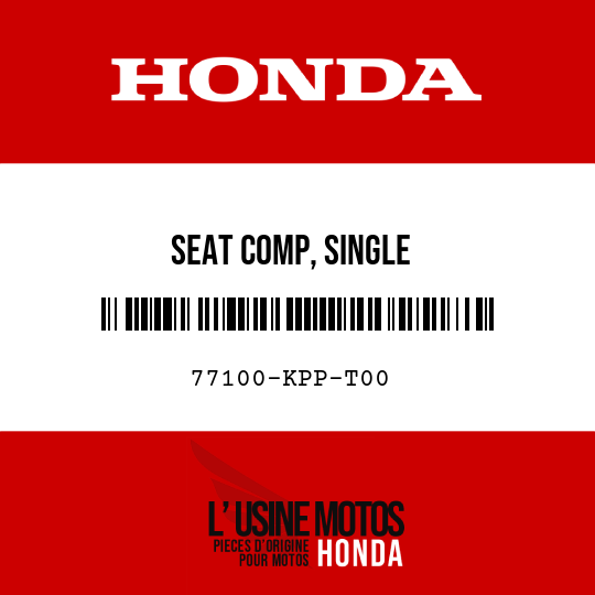 image de 77100-KPP-T00 SEAT COMP, SINGLE