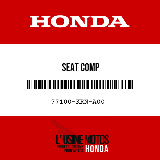 image de 77100-KRN-A00 SEAT COMP
