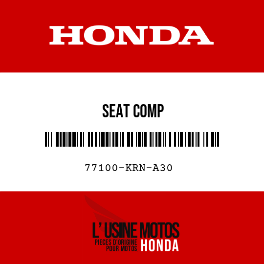 image de 77100-KRN-A30 SEAT COMP
