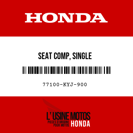 image de 77100-KYJ-900 SEAT COMP, SINGLE