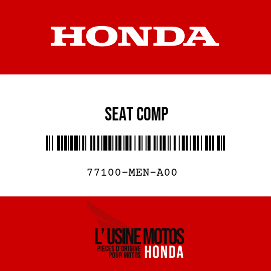 image de 77100-MEN-A00 SEAT COMP