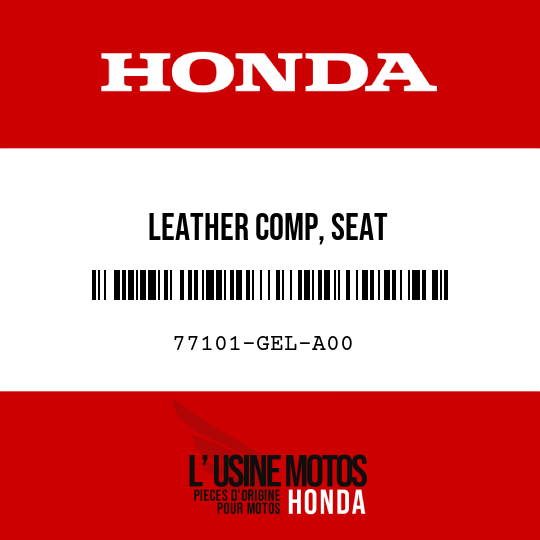 image de 77101-GEL-A00 LEATHER COMP, SEAT
