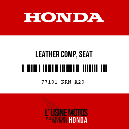 image de 77101-KRN-A20 LEATHER COMP, SEAT