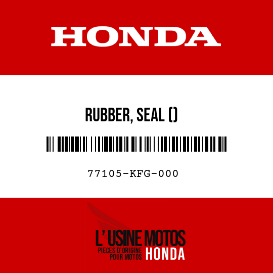 image de 77105-KFG-000 RUBBER, SEAL ()