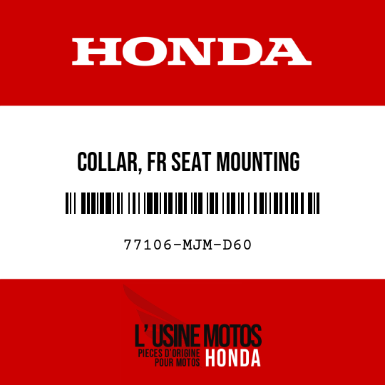 image de 77106-MJM-D60 COLLAR, FR SEAT MOUNTING