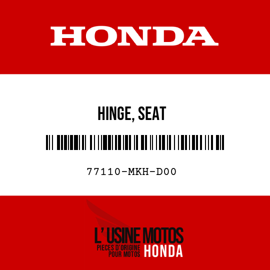 image de 77110-MKH-D00 HINGE, SEAT