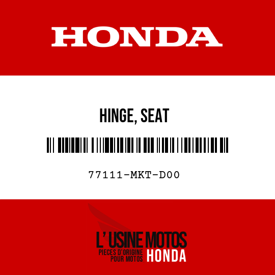 image de 77111-MKT-D00 HINGE, SEAT