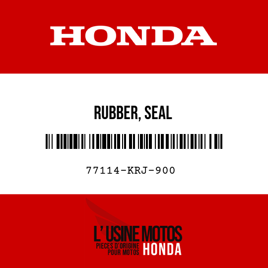 image de 77114-KRJ-900 RUBBER, SEAL