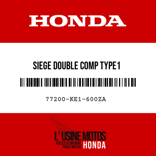 image de 77200-KE1-600ZA SIEGE DOUBLE COMP TYPE1