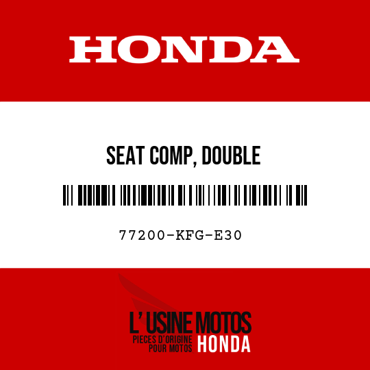 image de 77200-KFG-E30 SEAT COMP, DOUBLE
