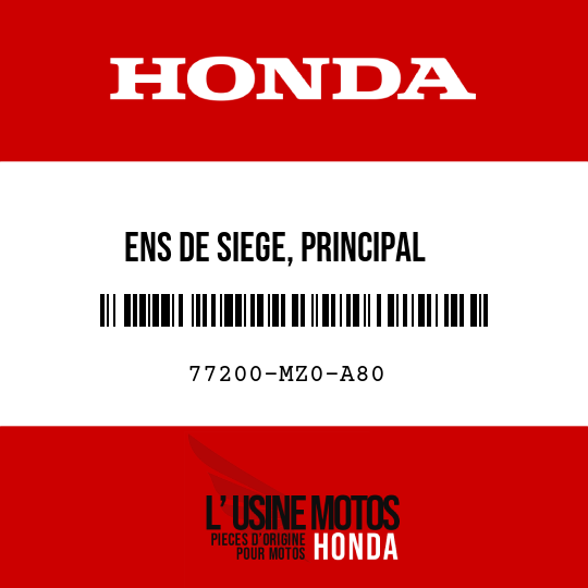 image de 77200-MZ0-A80 ENS DE SIEGE, PRINCIPAL