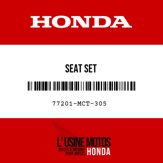 image de 77201-MCT-305 SEAT SET