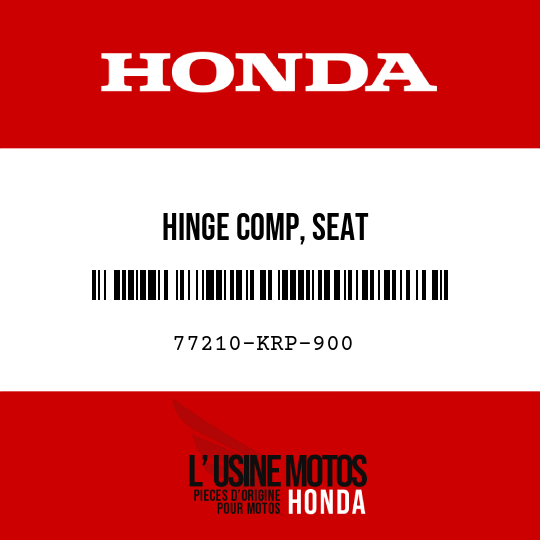 image de 77210-KRP-900 HINGE COMP, SEAT