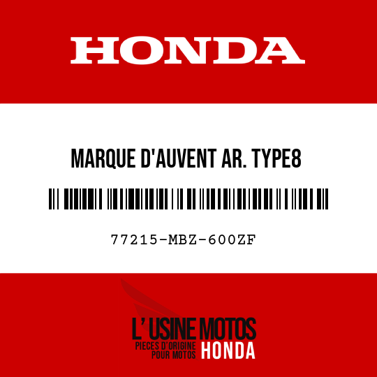 image de 77215-MBZ-600ZF MARQUE D'AUVENT AR. TYPE8 