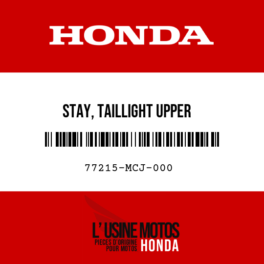 image de 77215-MCJ-000 STAY, TAILLIGHT UPPER