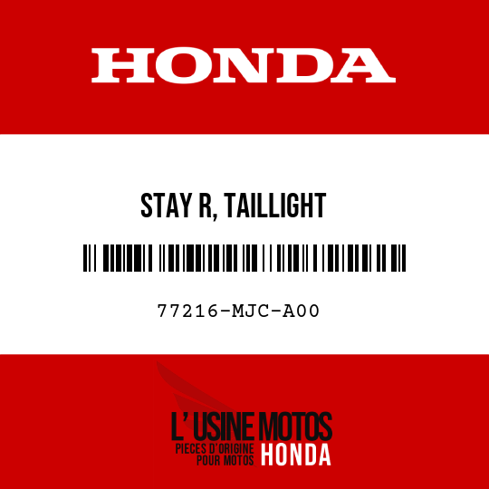image de 77216-MJC-A00 STAY R, TAILLIGHT