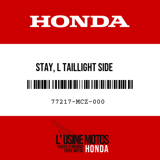image de 77217-MCZ-000 STAY, L TAILLIGHT SIDE