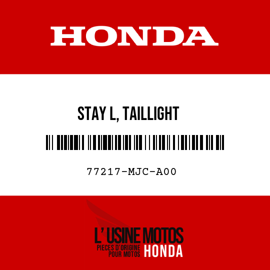 image de 77217-MJC-A00 STAY L, TAILLIGHT