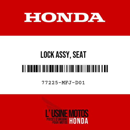 image de 77225-MFJ-D01 LOCK ASSY, SEAT