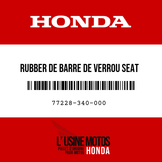 image de 77228-340-000 RUBBER DE BARRE DE VERROU SEAT