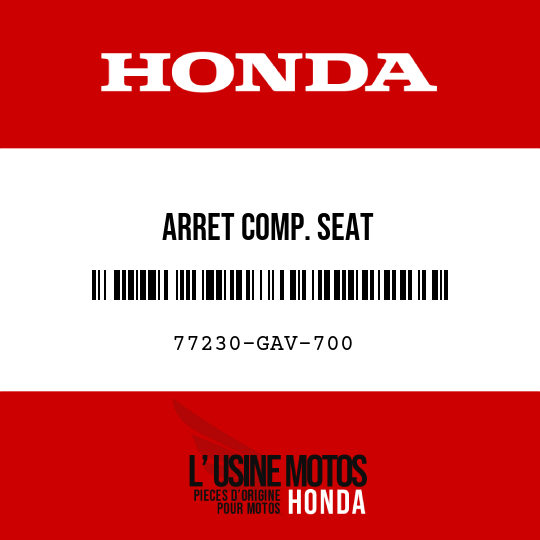 image de 77230-GAV-700 ARRET COMP. SEAT