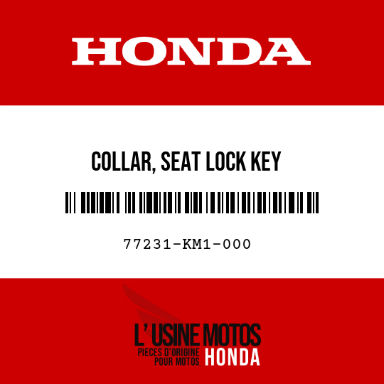 image de 77231-KM1-000 COLLAR, SEAT LOCK KEY