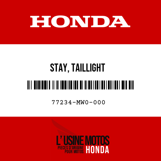 image de 77234-MW0-000 STAY, TAILLIGHT