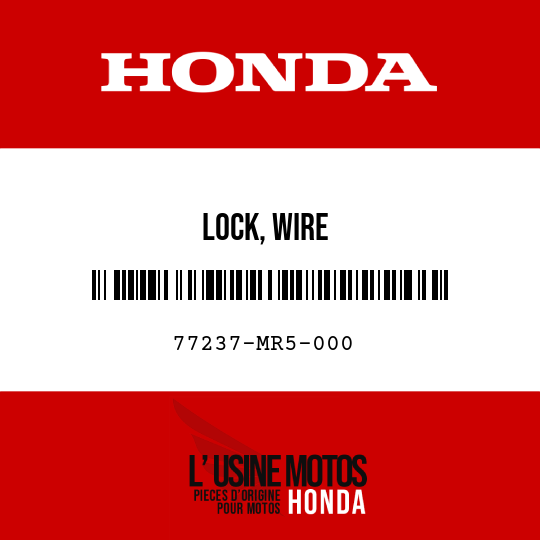 image de 77237-MR5-000 LOCK, WIRE