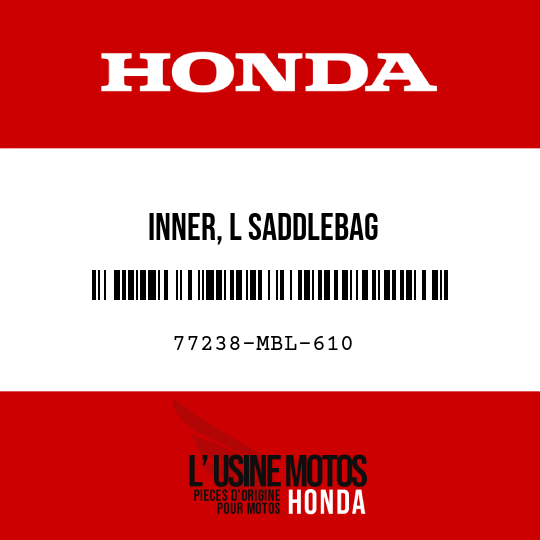image de 77238-MBL-610 INNER, L SADDLEBAG